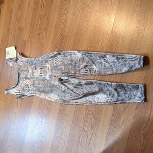 Mikhail Baryshnikov Sport Printed Velor Jumpsuit